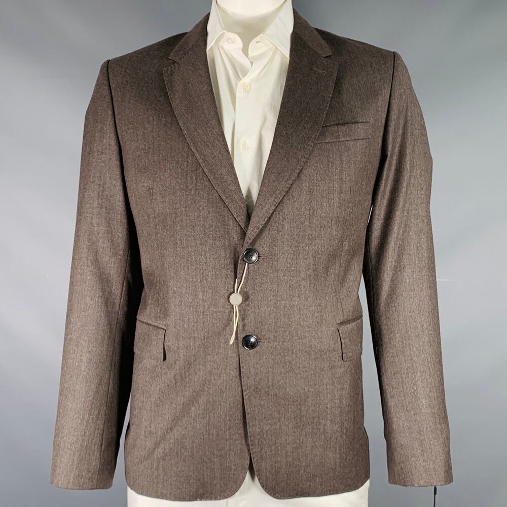 AMI by ALEXANDRE MATTIUSSI Size 44 Taupe Wool Sport Coat